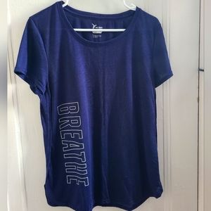 Old Navy Active Go-Dry Medium Navy Blue T-Shirt